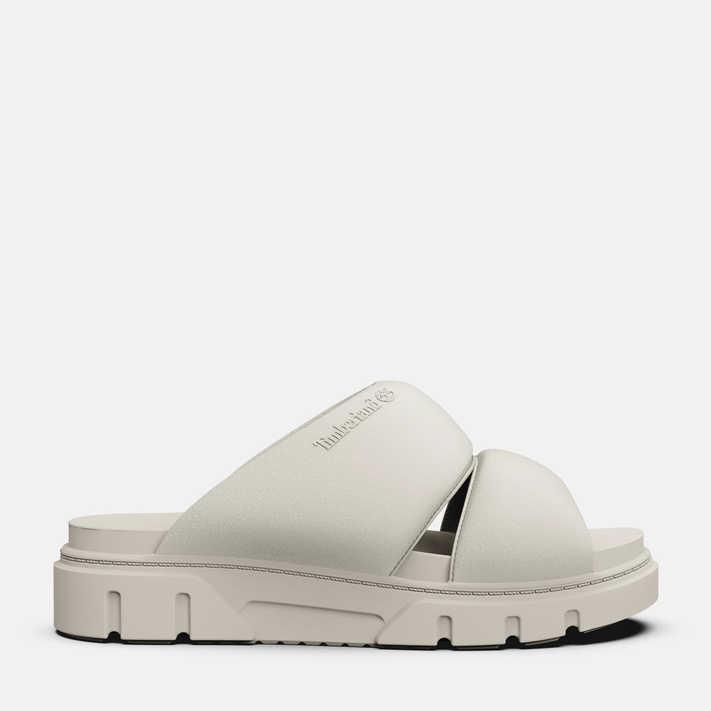 8.5 Size - Timberland Women's Greyfield Slide Sandal - White Knit