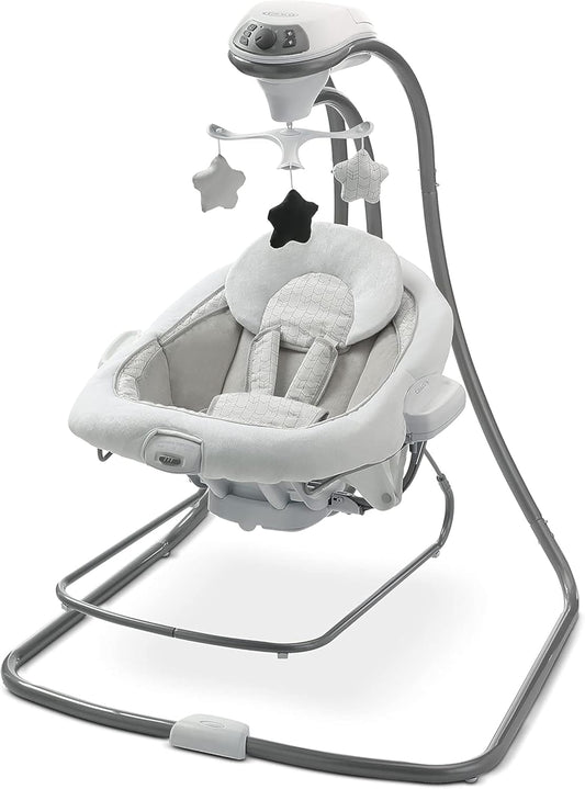 OPENBOX Graco DuetConnect Lx Swing and Bouncer - White